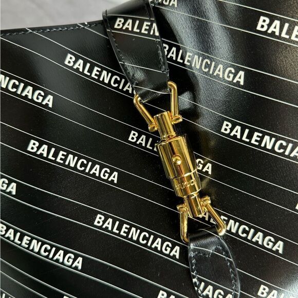 Gucci x Balenciaga Jackie 1961 Clip Black Hobo Bag NWT 636712 $3200 - Picture 3 of 16
